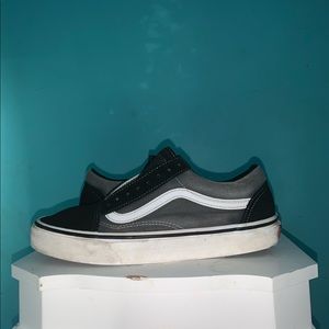 Grey and black vans